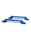 Wheel Stops - Alloy Silver