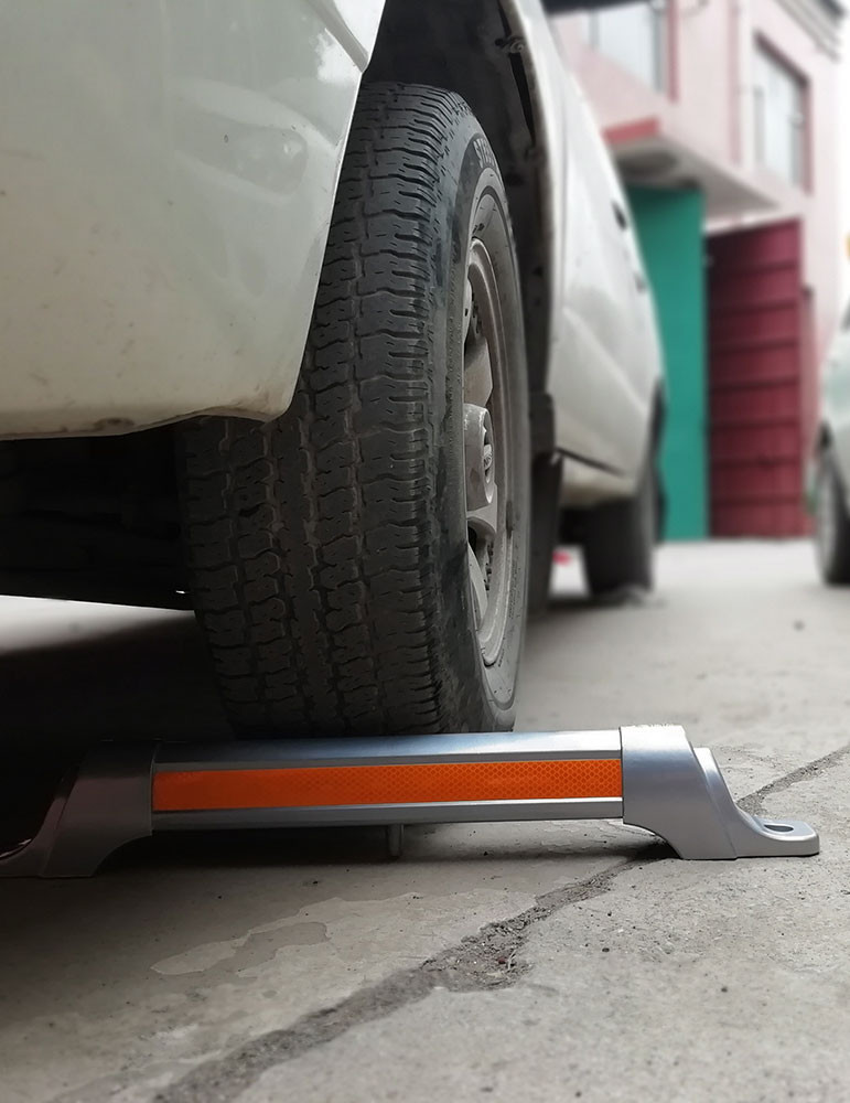 Wheel Stops - Alloy Silver