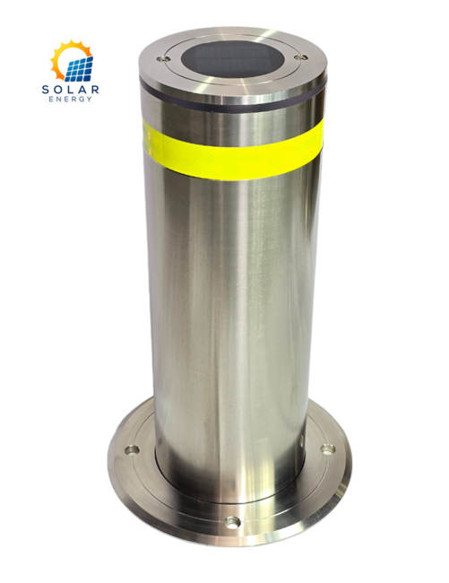 Solar Light Bollard 219mm diameter, 3mm thickness, 600mm height