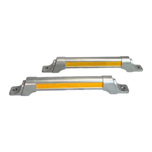 Wheel Stops Silver 650 x 72 x 95mm