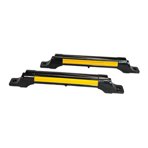 Wheel Stops Gloss Black 650 x 72 x 95mm